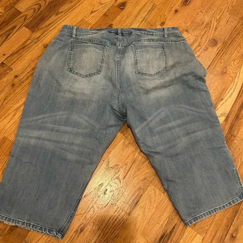 Loralette Blue Denim capri jeans